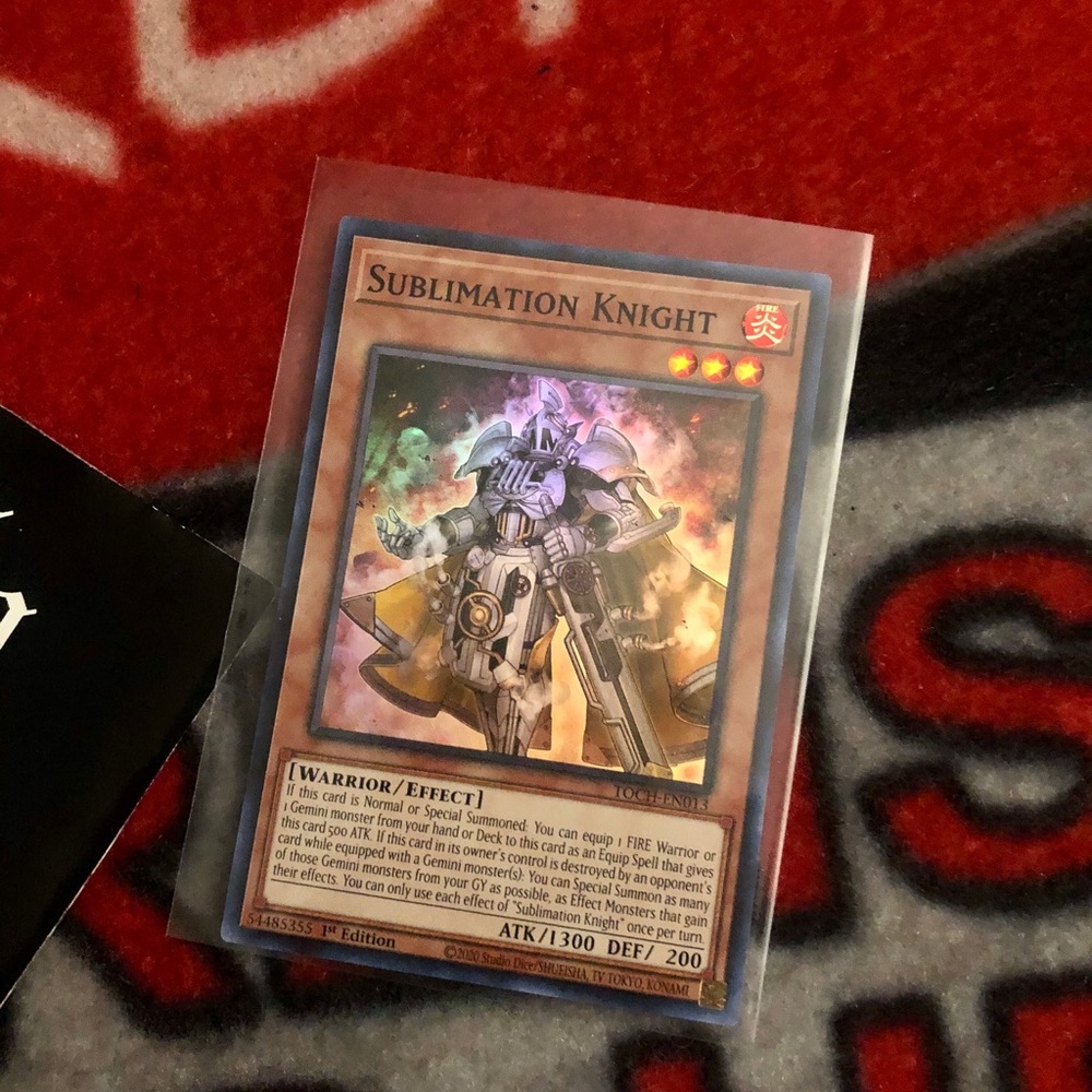 Yugioh Sublimation knight toon chaos